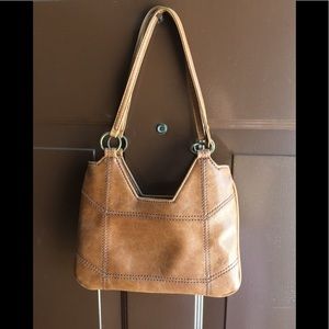 Small, vintage look, Leather purse